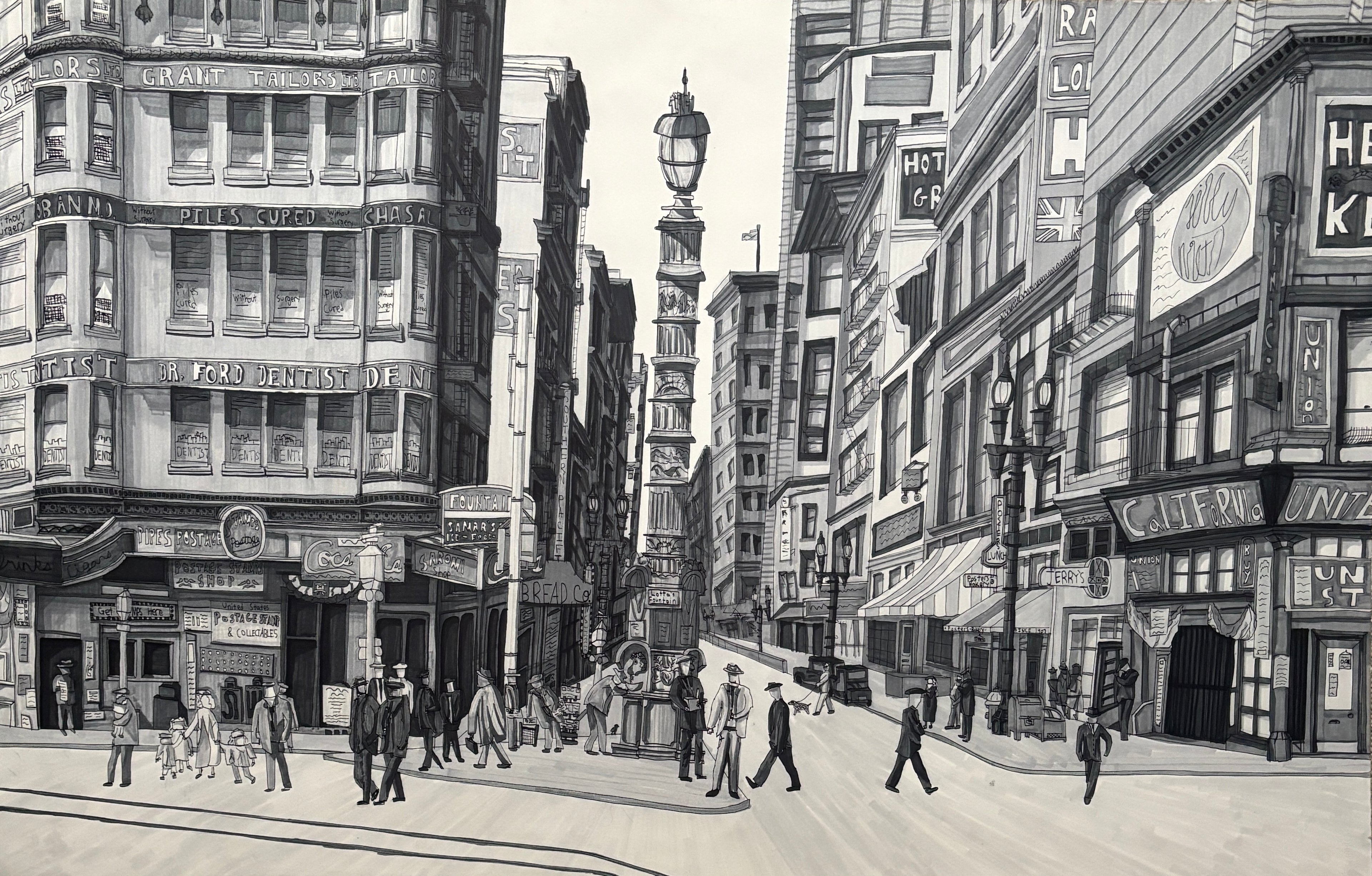 San Francisco Lottas Fountain